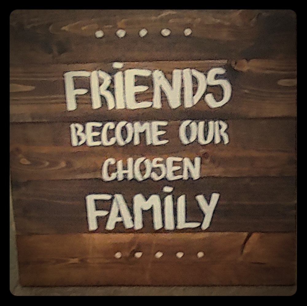 Hand crafted wood inspirational quote
